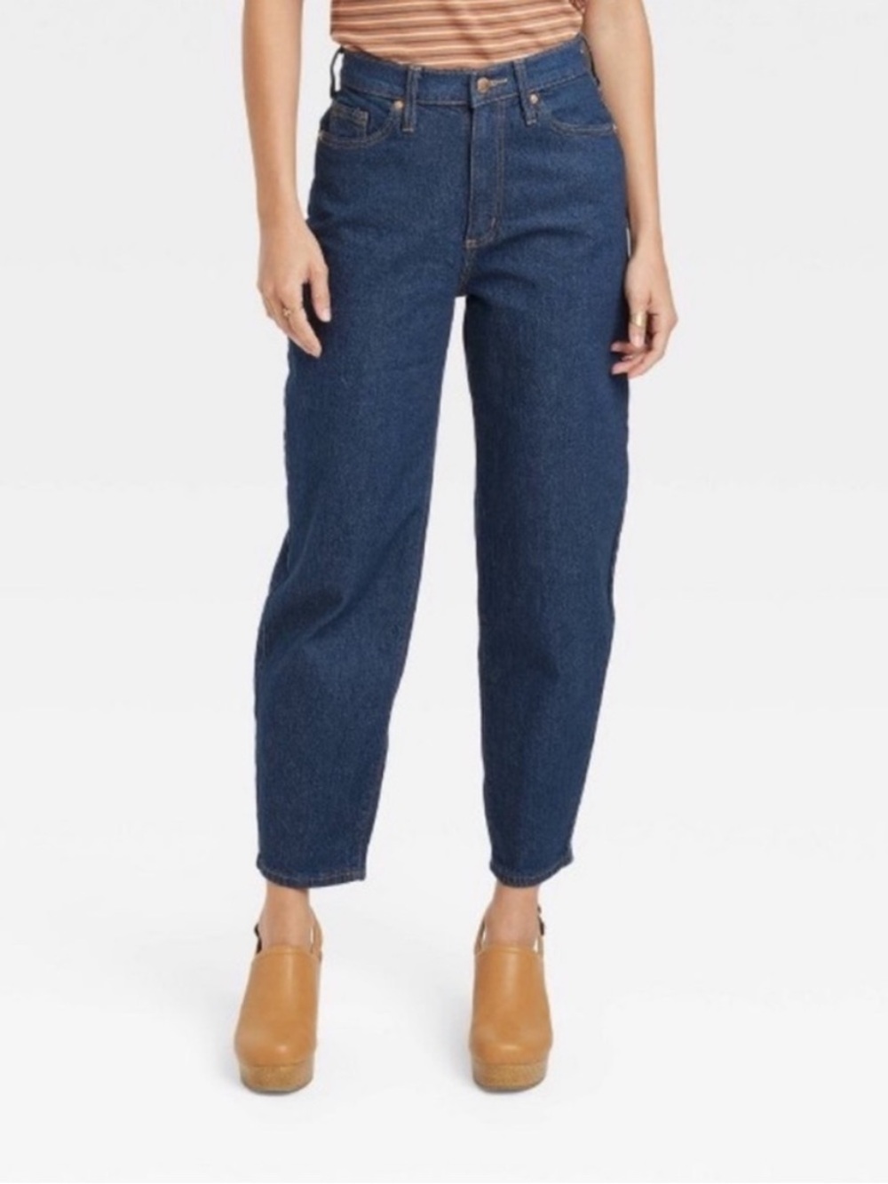 Universal Thread Women's Dark Blue Boyfriend Jeans